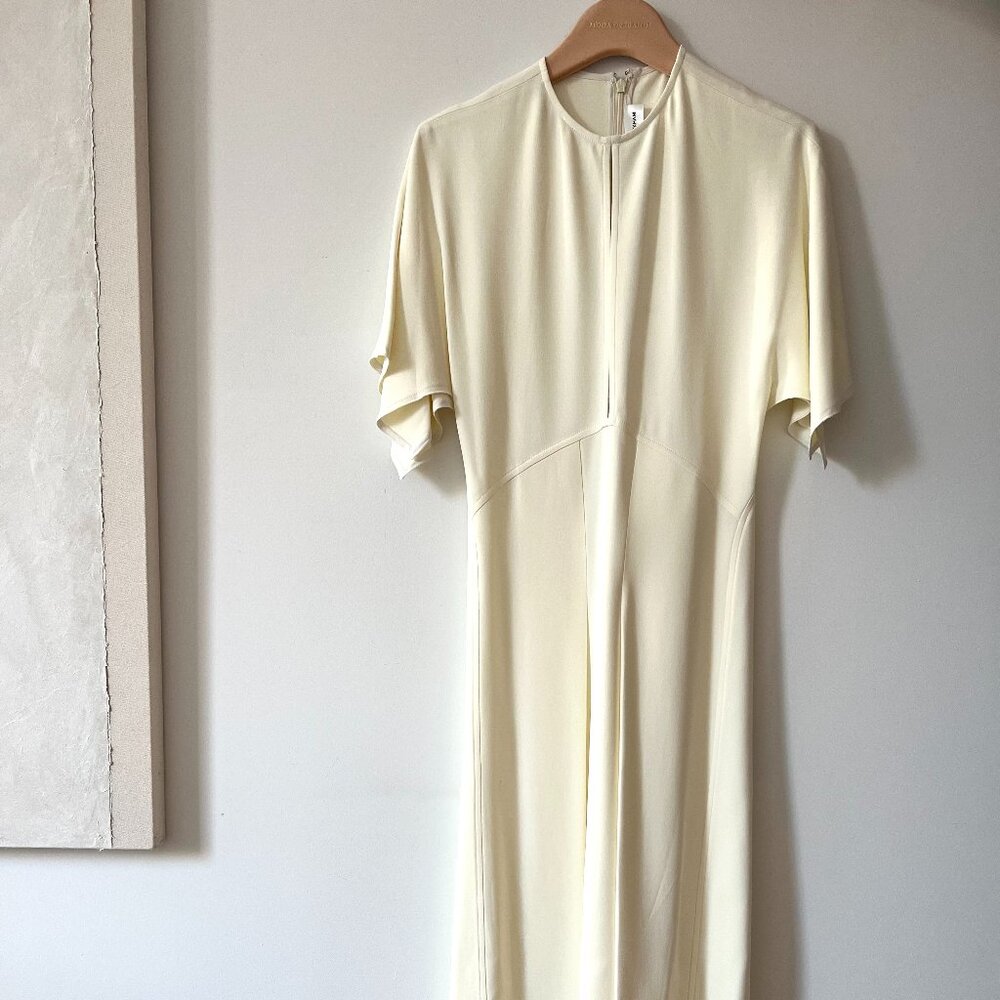 Victoria Beckham | Draped Cady Midi Dress | UK 6